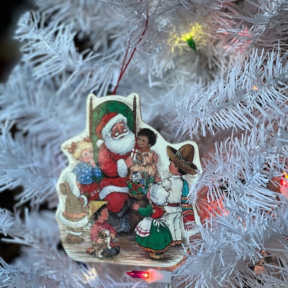 ❤️Vintage Santa Clause Wooden Ornament‼️FINAL SALE - Picture 4 of 4